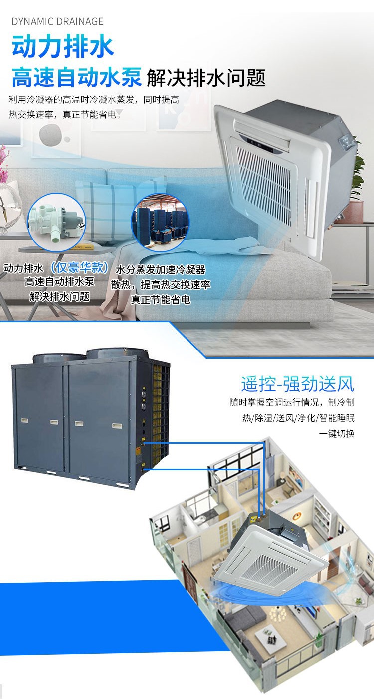 卡式風(fēng)機(jī)盤管如何排水?